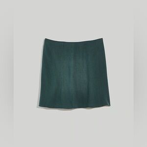 Nwt Madewell Plus Side-Zip Mini Skirt